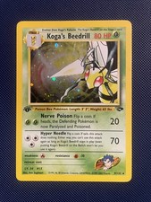 Koga's Beedrill - Gym Challenge 9/132 1st Edition Holo on eBay