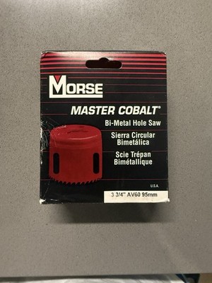 Morse Master Cobalt HSS Bi-Metal Hole Saw Sizes: MULTIPLE SIZES LOT - 5 pieces