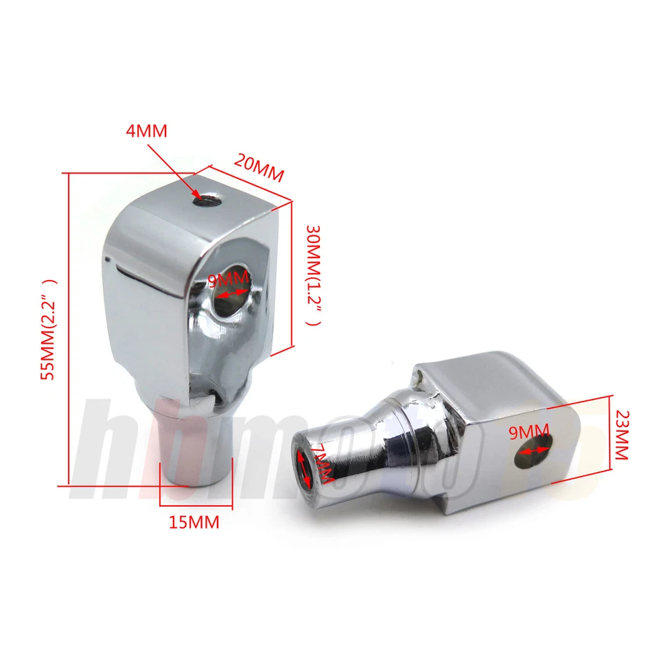 Estriberas delanteras de aguja izquierda y derecha para Yamaha Raider YZF-R6/R6S Foto 4 de 4