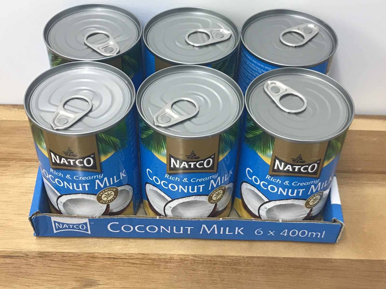 Natco Coconut Milk Tins (6 x 400ml) Premium Quality, Rich And Creamy eBay