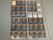 A10792 RACKHAM CONFRONTATION FRENCH NON-ENGLISH BINDER PAGES 72 CARDS LOT