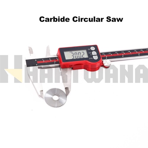 Lama per seghetto in carburo taglio 30X8X1,0X50 con gambo dritto supporto perno 12 mm - Foto 3 di 8