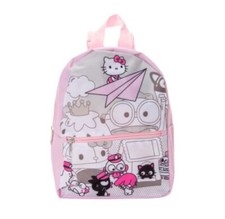 🔥Mochila avión rosa Sanrio Hello Kitty And Friends 10,5"" nueva con etiquetas🔥