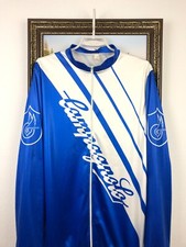 Maillot Cycliste Vintage Menet Team Campagnolo – Blanc, Taille 4/L, Polyester, Occasion