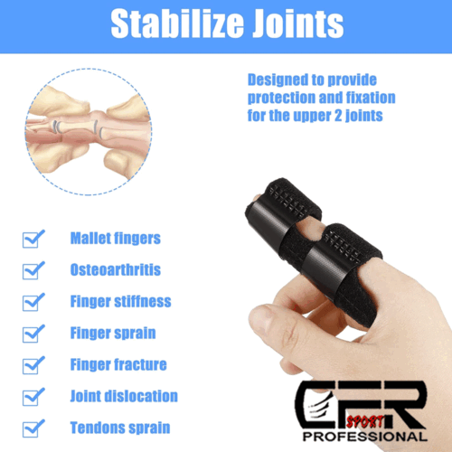 Adjustable Trigger Finger Splint Sleeves Straightener Brace Support Protector - Picture 6 of 18