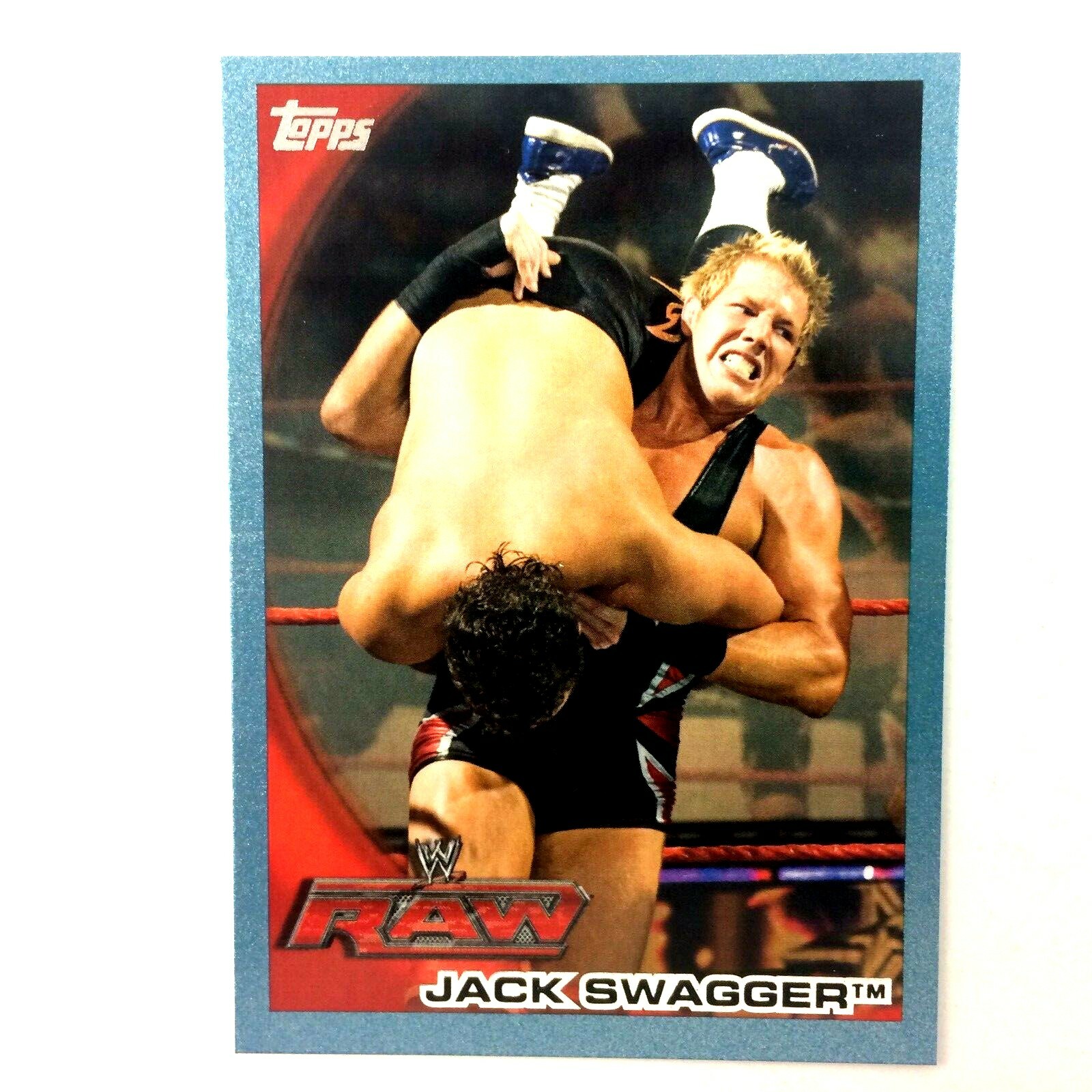 Jack Swagger 2010 Topps WWE Blue Parallel #48 0956/2010