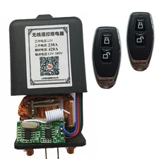 Wireless Dual Remote Control Car Battery Cut-off Disconnect Master Kill Switch
