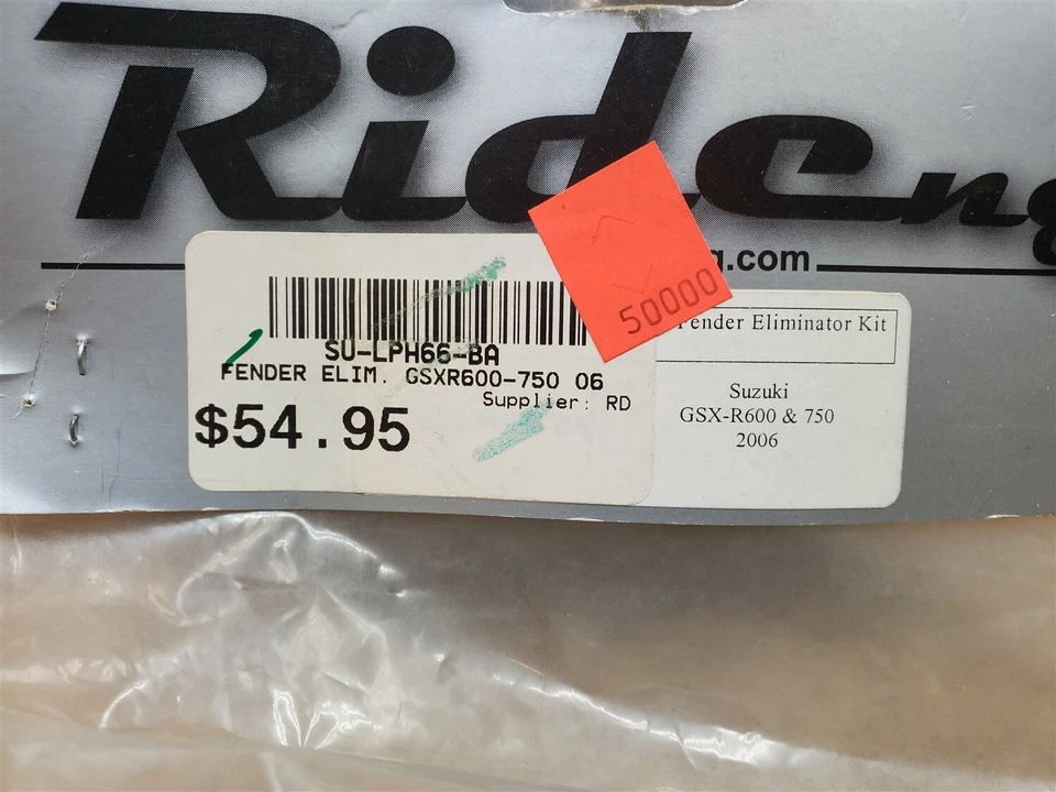 Ride Suzuki GSXR750 GSXR600 Fender Eliminate Kit 2006 SR-731 #SU-LPH66-BA - Image 2 of 4