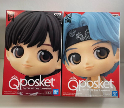 TinyTAN Q Posket SET Mic Drop Suga J-hope Vol.1 C D Figure Tiny