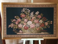 MAESTOSO ARAZZO CON CORNICE BAROCCO TAPESTRY FINE 900