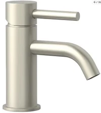 Phylrich Basic II 5 7/8" Single Hole Bathroom Sink Faucet with Lever Handle