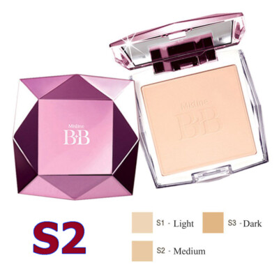 Mistine BB Diamond Super Pressed Powder Blemish Foundation SPF25 From Korea #S2