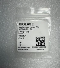 Biolase Laser Tip PKG, MZ6-6mm, ZIPTIPS, WL, MD 6200821 7200721 6200221