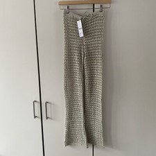 Crochet Beach Trousers Urban Outfitters Out From Under Size XXS Holy Knit