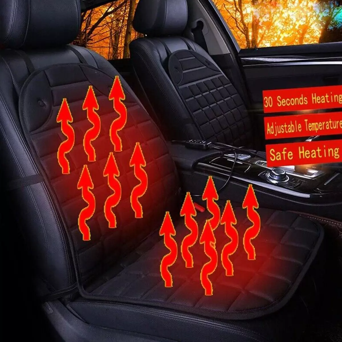 Seat covers safe sale for heated seats