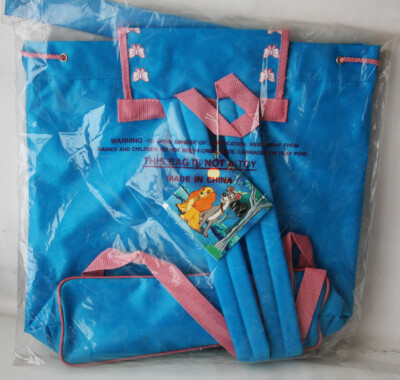 AUTHENTIC VINTAGE 90'S DISNEY LADY & THE TRAMP DUFFLE RUCKSACK BAG