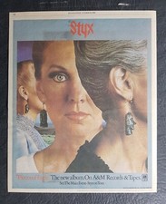 Styx Pieces Of Eight Album Promo Print Advertisement Vintage 1978