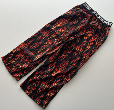 JOE BOXER Haushose Schlafhosen Junge 104-110 Nachtwäsche FEUER bequeme Hose