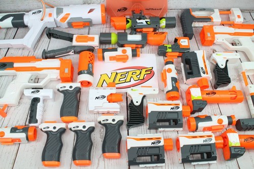 ACCESORIOS DE PISTOLA NERF, PIEZAS, EXTENSIONES - AGARRE DE BARRIL ALCANCE CLIP FORTNITE PISTOLAS eBay