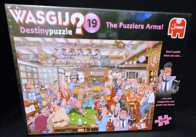 Wasgij Destiny Puzzle 19 THE PUZZLERS ARMS 1000 Teile Puzzle Neu in OVP - versiegelt