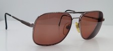 Vintage Luxottica Carlos Gunmetal Pilot Metal Sunglasses Italy FRAMES ONLY