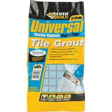 Image of Everbuild Universal Flexible Tile Grout Grey 5kg