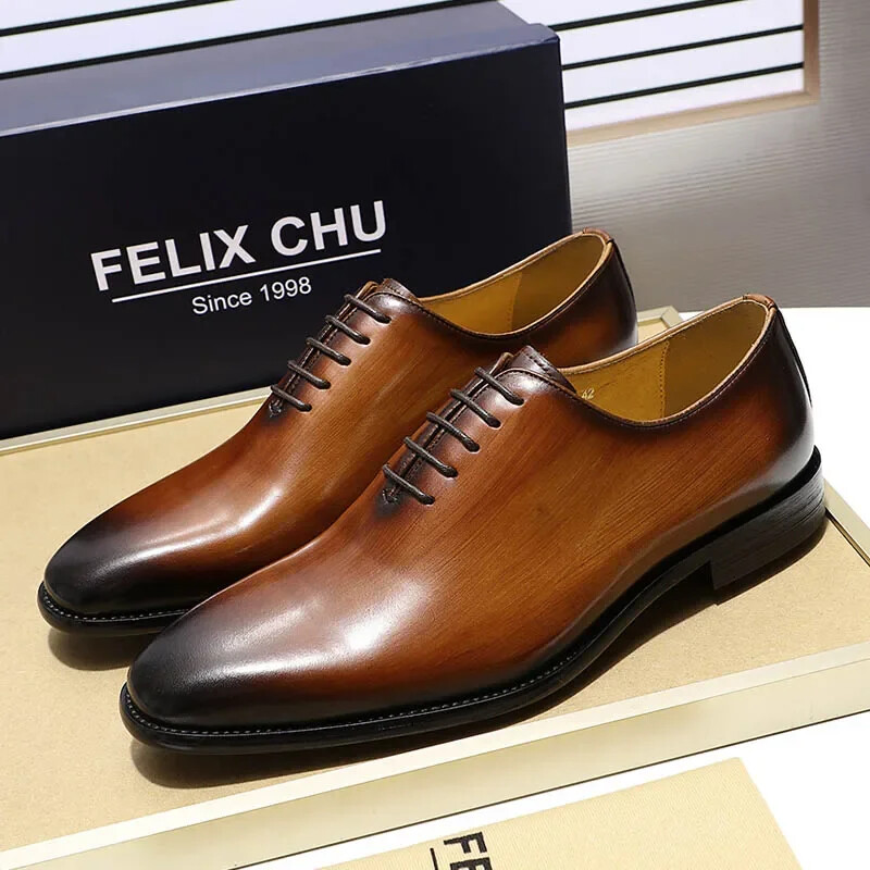 Men’s Leather Oxford Dress Shoes for Business & Party