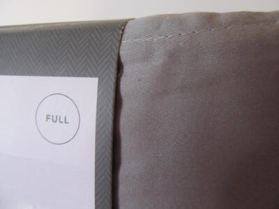 Threshold Performance Creamy Chai (Gray) 4pc Full Sheet Set 400 TC New in Tote