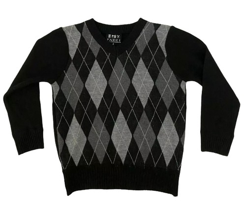 Gray Sweater V-Neck Size 4 Long Sleeve 