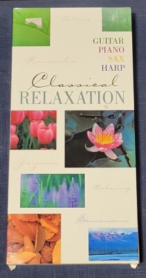 Various Artists : Classical Relaxation CD Box Set Guitar Piano Sax Harp
