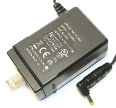 PS-19V30W Transformer AC Power Supply Adapter Charger Output 19V 1.58A
