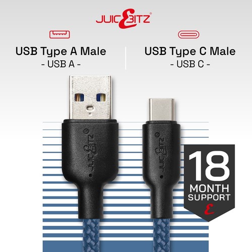 Wytrzymały kabel ładujący USB typu C pleciony szybka ładowarka do telefonu długi przewód 2m 3m - Zdjęcie 9 z 150
