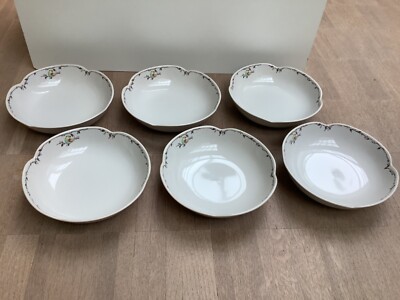 6 x tiefe Teller Suppe Salat 19cm Rosenthal Studio line Form ohne Namen Kolibri
