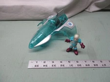 Fisher Price Imaginext DC Superfriends Batman Mr. Freeze Airplane Jet plane set