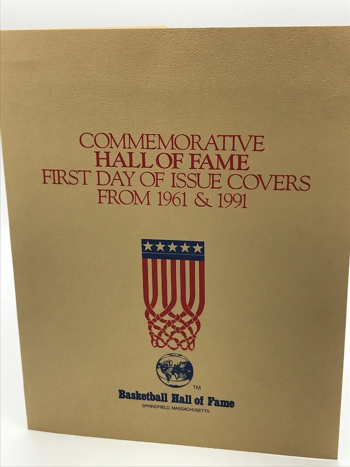 Basketball Hall of Fame Stamp & Envelope First Day of Issue Set 1961 1991 - Image 2 of 4