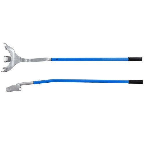 Herramienta de desmontaje de montaje cambiador de neumáticos de 17,5" a 24" herramientas sin cámara camión cuentas azul - Imagen 5 de 11