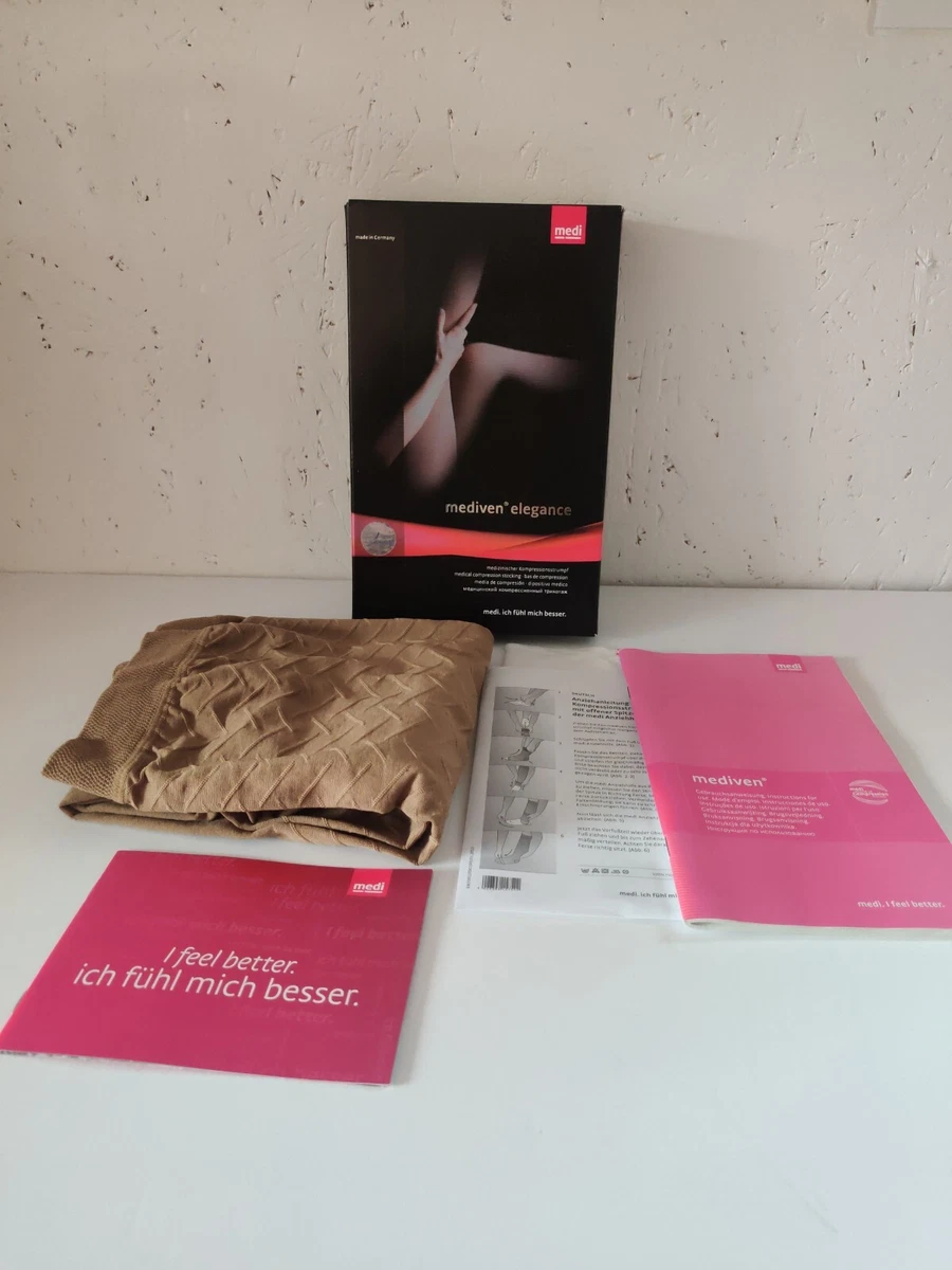 Mediven Elegance Beige IV CCL 1 Open Toe Tights /Panty - Brand New