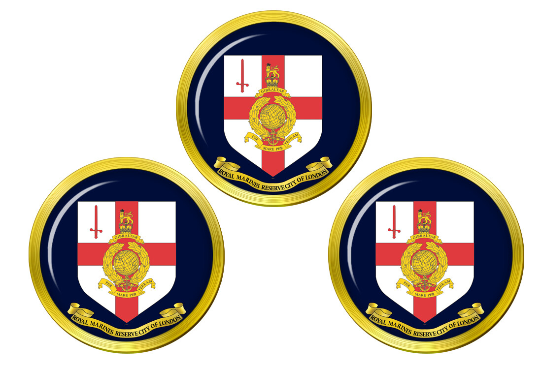 Royal Marines Reserves City of London Golf Ball Markers