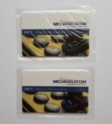 Telefonkarte MCI Worldcom