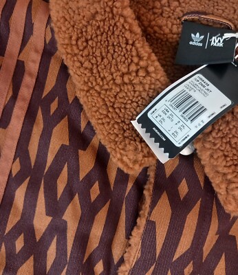 adidas originals ivy park セットアップ モノグラム Adidas Originals X Ivy Park Monogram-print Cropped Jacket In Brown