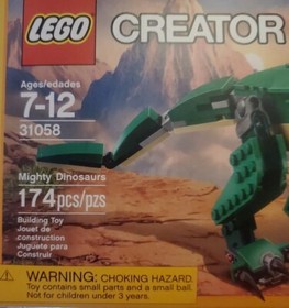 Lego Mighty Dinosaurs Creator 3-in-1 New Sealed 31058 T-Rex 