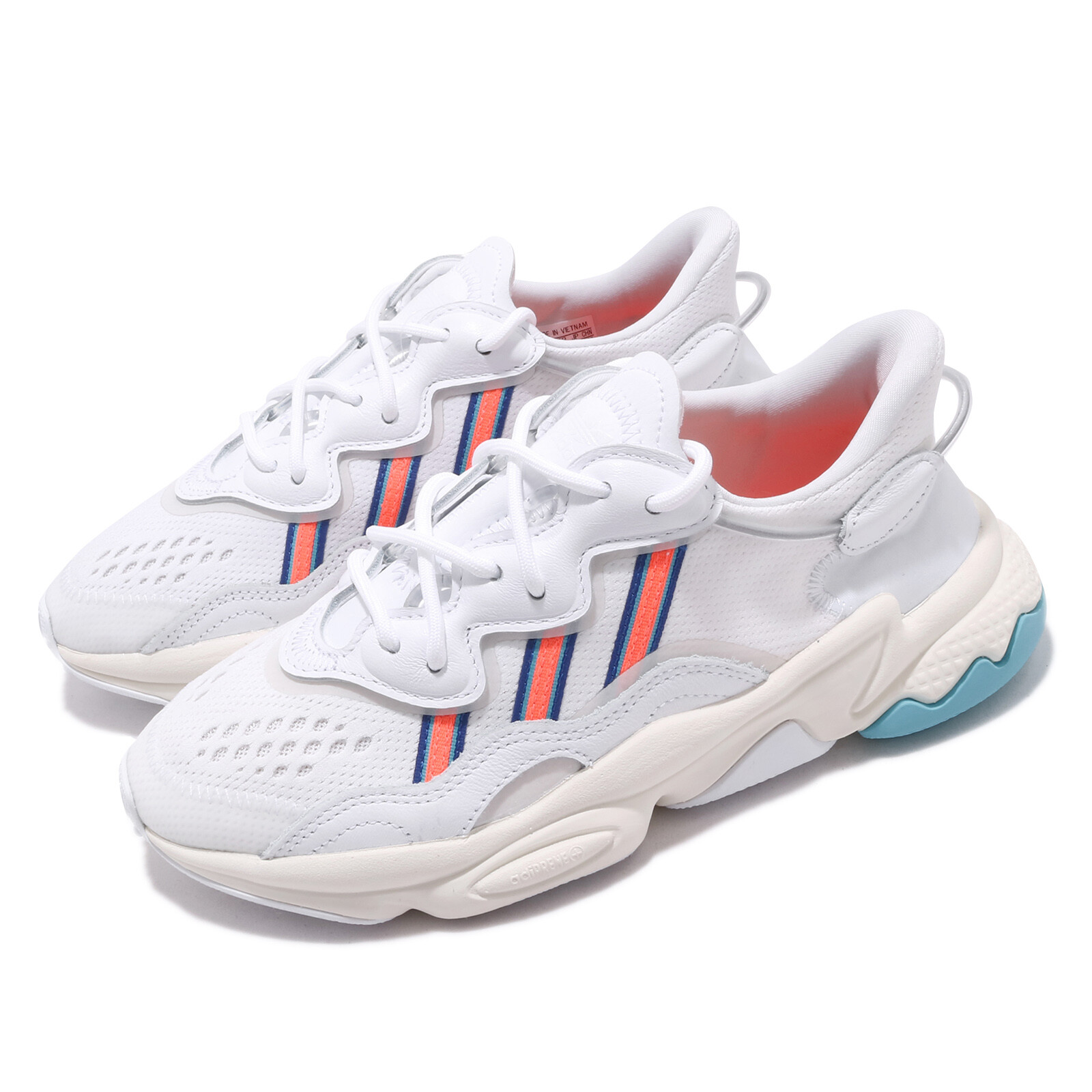 adidas Originals Ozweego W White Signal Coral Blue Women Lifestyle Shoes  EF4290 | eBay