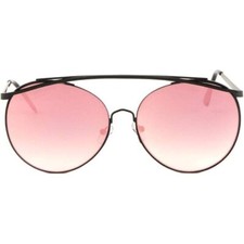 Round Sunglasses Women's Fashion Style Pink Ombre Lens Luxury Fancy Shades New