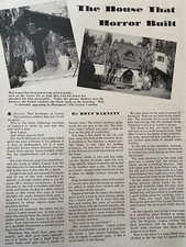 Bela Lugosi, Two Page Vintage Clipping