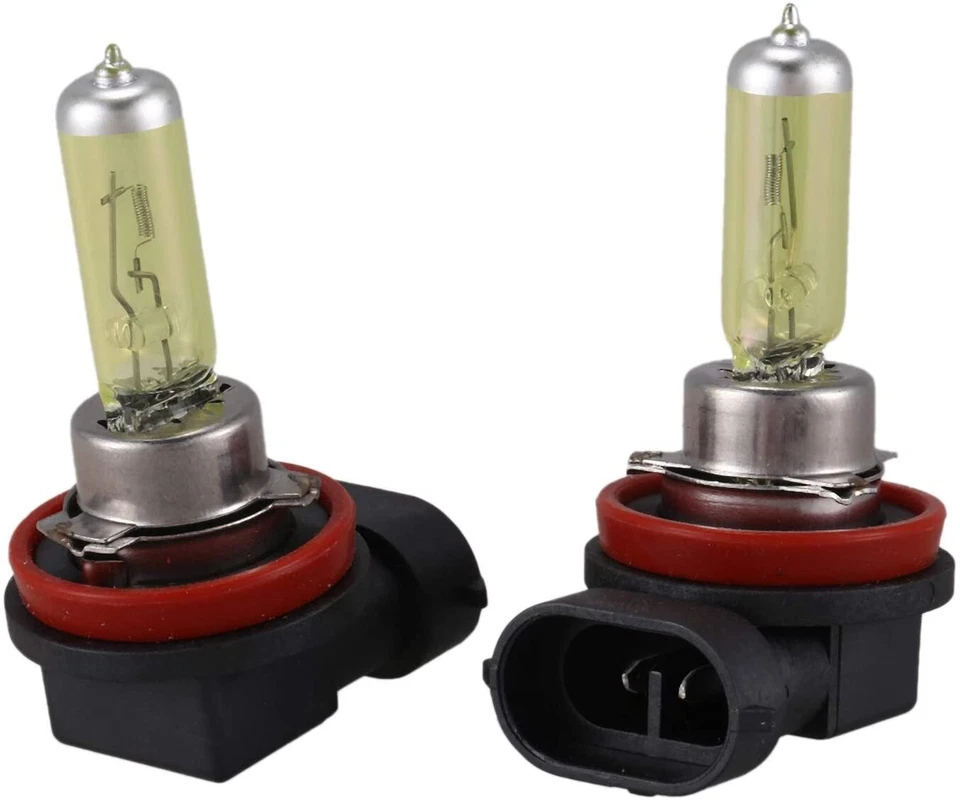 H8 55W Yellow 3000K Halogen Bulb For Headlight 12V PGJ19-1 - Image 4 of 4