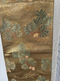 Fukuro Obi Silk 100 Genuine Long 436cm 31cm Ready to Use Vintage Condition