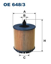 Ölfilter FILTRON OE 648/3 Filtereinsatz für OPEL INSIGNIA ASTRA VECTRA ANTARA CC