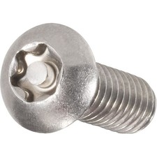 Image of Toolcraft Tamperproof Torx Panhead Screws A2 Stainless M4 x 6mm Pack 10