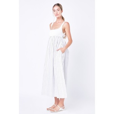 spaghetti strap knit dress Cameron Black Midi Knit Dress main image 1