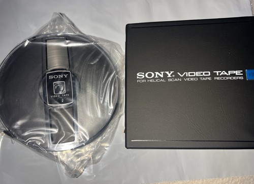 Sony Video Tape V-30H Helical Video Tape w/ Case Vintage